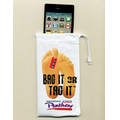 Micro Fiber Cell Phone Bag/ Pouch w/ Footprint Design